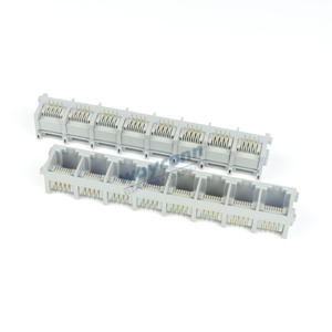 Right Angle 8PIN RJ45 1X8 Female Connector