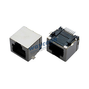 Shielded RJ45 SMT Connector Right Angle 8PIN