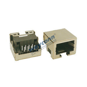 Tab Down Offset RJ45 Connector Reverse Mounting