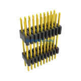 Dual Row Straight 1.27mm x 2.54mm Board Spacer Male Header