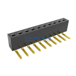 2mm Pitch Right Angle Single Row Through Hole Socket - FH200-1R15