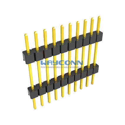 Single Row 1.27mm Board Spacer Pin Header Connector