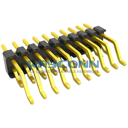 Dual Row Right Angle 2.00mm SMT Pin Header (Male)
