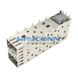 SFP Cage & Connector 2x1 Port, Press-Fit Type - SC0-N21PLX