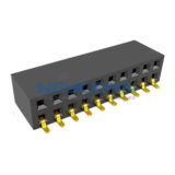 Dual Row Side Entry Surface Mount 2.54mm Pitch Female Header